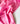 Designer Deadstock Cotton Fabric - Pink - Remnant 0.92m